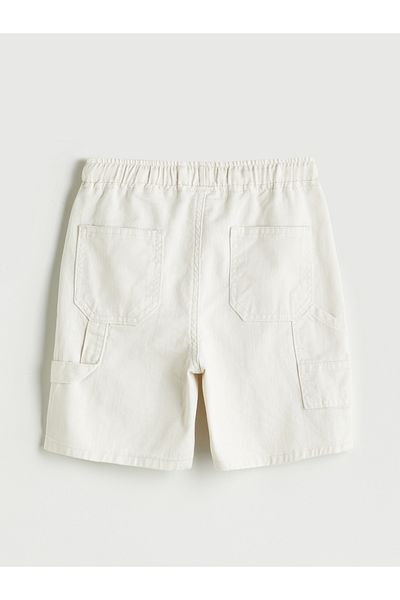LC Waikiki Basic Elastic Waist Lace-Up Boy's Shorts