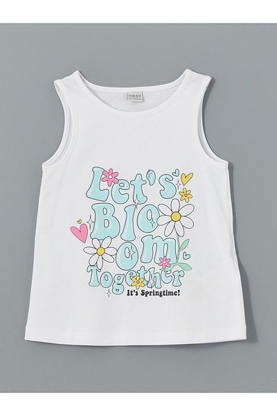 LC Waikiki Crew Neck Girls' Tank Top and Shorts