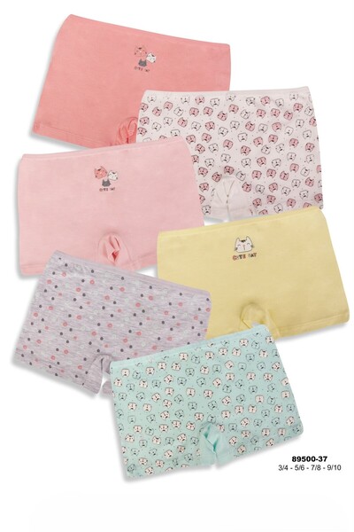CUBBUX boxeri pentru fete din bumbac (89500) 6 buc