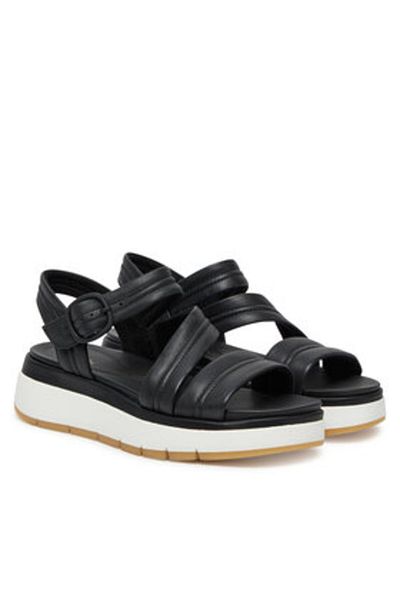 CLARKS Sandale damă negre CLARKS-26181473 PIELE NEAGRĂ