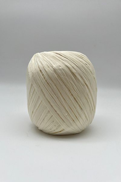 BD fold yarn Elite Raffia – 50g / 65m – Ecru Color 08