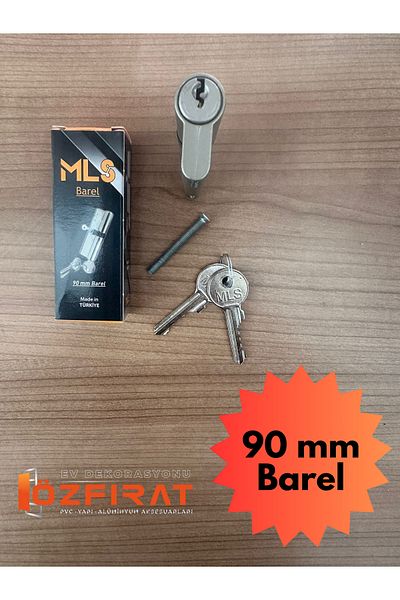 ÖZFIRAT PVC YAPI Pvc Pimapen Door Lock Core Barrel 90mm Brass Keyed