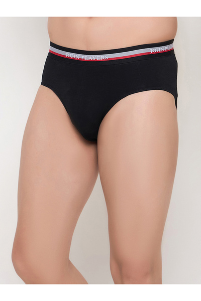John Player By Styli Pack of 2 - Solid Briefs with Elastic Waistband