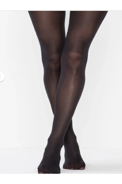 Müjde Opaque 40 Denier 3 Pack Pantyhose Medium Thick Black Color