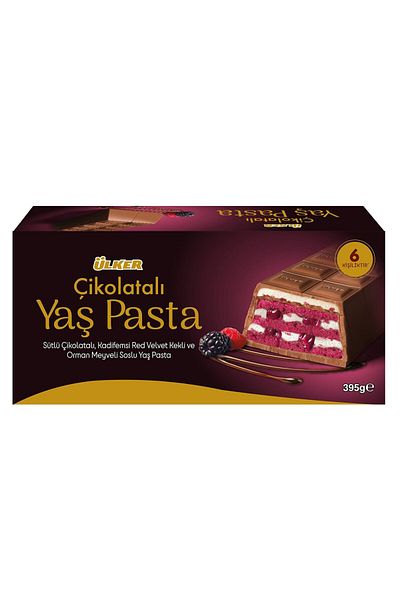 Ülker Chocolate Wet Cake 395 Gr & Damak Legend Chocolate Package