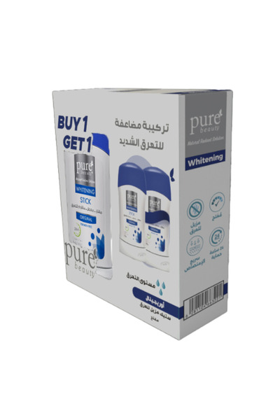 PURE BEAUTY بيور بيوتي مزيل عرق ستيك 50 جرام المفتح المقاوم للتعرق اورجنال كت...