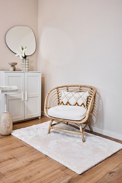 akbel halı & yatak exclusive home design Vega Krem - Yıkanabilir Peluş Halı |...