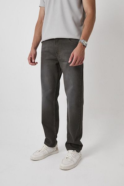 DAMGA JEANS Pantaloni largi, elastici, smokey, pentru bărbați