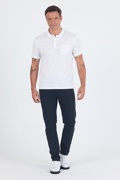 İmza Short Sleeve Plain Suprem Polo Neck Pocket 100% Cotton Comfort Fit T-Shirt 1011250189