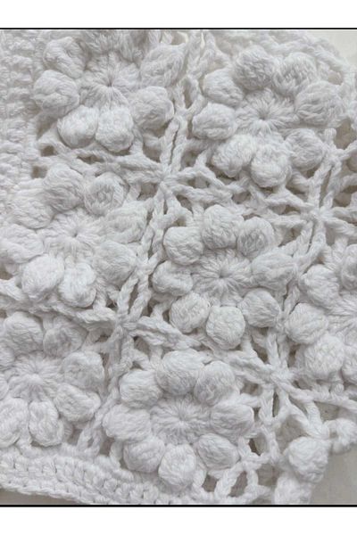 No Name Atelier Summer Vintage Design Baby Hat 100% Cotton Yarn
