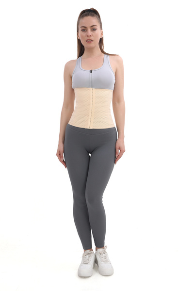 Sh Mağazacılık Unisex Ready-To-Use 3-Level Adjustable Waist Corset with Agarfa – Corset for Daily Comfortable Use