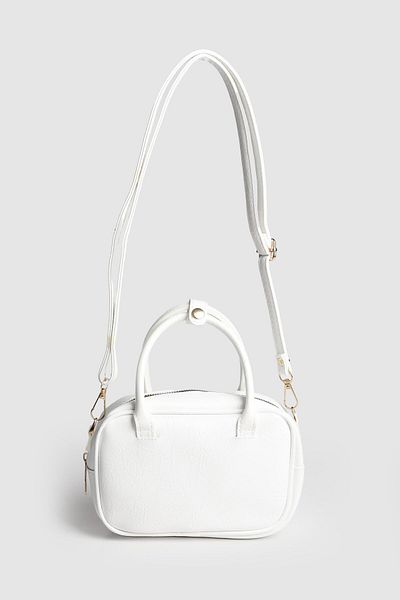 La La'Graccio Paris Lagraccio Paris Women's Zoey Soft Leather Handbag and Strap Bag White