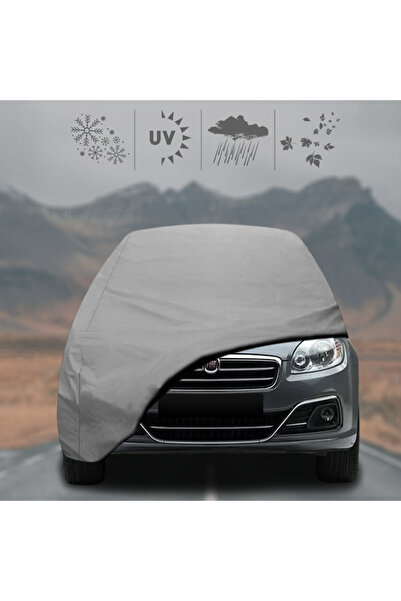 ULTRASHOP Fiat Linea Sedan Oto Branda Su Geçirmez Miflonlu Araba Brandası Klipsli Araba Çadırı
