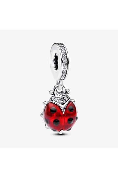 Pandora Pandora charm pendant Red Ladybug Zirconia - 925 Silver