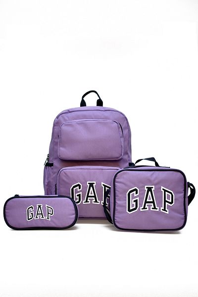 GAP Girl's 3-Piece School Set Primary School Bag & Nutrition & Pen Holder 12784