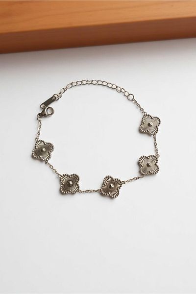 Diamara Designs Clover Women's Steel Bracelet Five