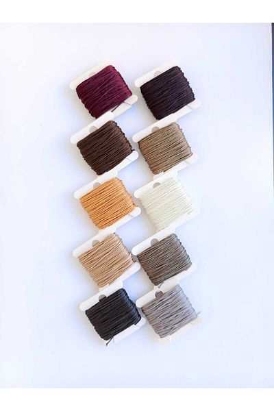 Eskişehir hobi sanat 0.8 mm 10 Meters 10 Colors Prayer Beads Thread Total 100 Meters