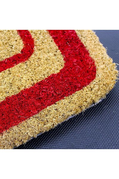 UnicSpot Entrance mat, red, 33x60 cm