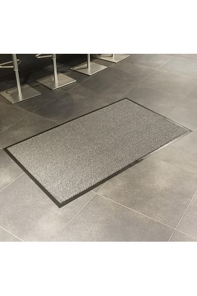 UnicSpot Kansas entrance rug, gray, 90x150 cm