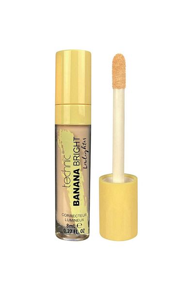TECHNIC Vopsea de ruj Technic Banana Bright Peach Perfector, rezistentă la transfer, 8 ml