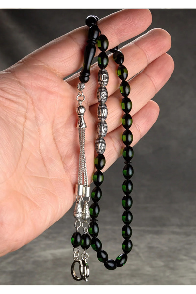 EHİNOS Kişiye Özel Erkek Hediye Harfli Kehribar Tespih, İsimli Tesbih