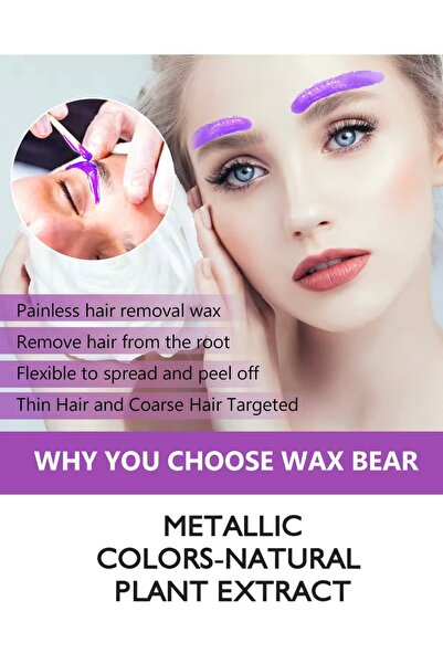 Lash Shop Wax Bear Ayıcık şekil boncuk soyulabilir ağda 126 gr