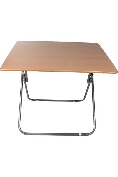 Generic Large Foldable Wooden Table, 100 cm x 100 cm