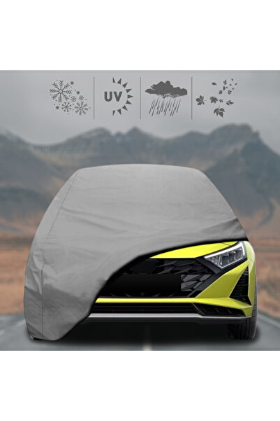 ULTRASHOP Hyundai İ20 (2020 - ) Oto Branda Su Geçirmez Miflonlu Araba Brandası Klipsli Araba Çadırı