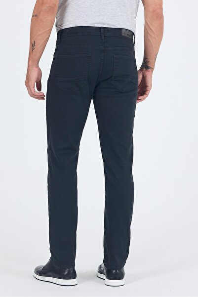 İmza Koyu Antrasit Pamuklu 5 Cep Casual Slim Fit 5 Cep Pantolon 1003250318