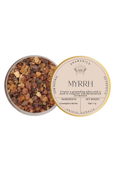 Shamanics Tamaie naturala, smirna, commiphora myrrha, 25g
