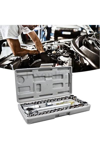 GENERAL Set Chei Tubulare Micro, 34 Piese - Unelte pentru Reparații Auto și Uz Casnic