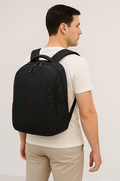 Çantacım Backpack 17.3''Inch Laptop Compartment Black Unisex