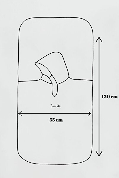 Beniizle Lyrax Embossed Organic 100% Cotton Muslin Hooded Beach Towel Children Baby Pareo Poncho