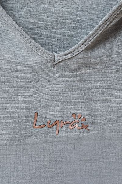 Beniizle Lyrax Embossed Organic 100% Cotton Muslin Hooded Beach Towel Children Baby Pareo Poncho