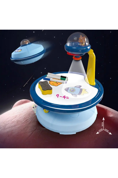 LUDIRO Set Masuta Educativa cu Proiector LUDIRO 4-in-1 pentru Copii, Desen cu...