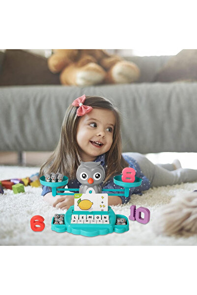 LUDIRO Εκπαιδευτικό παιχνίδι για STEM Μαθηματικά, Ζυγαριά Κουκουβάγιας, Μάθετε Αριθμούς μέσω του Παιχνιδιού