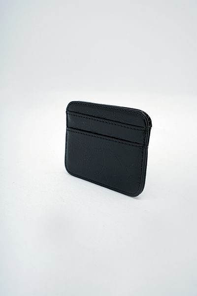 VAGGON Women's Black Faux Leather Mini Card Holder Prmx14079
