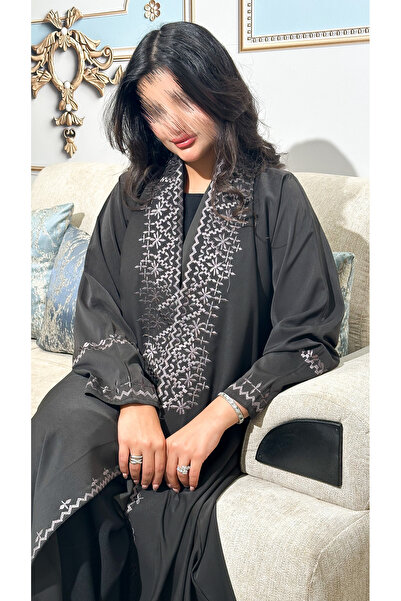 Elegant Washed crepe abaya