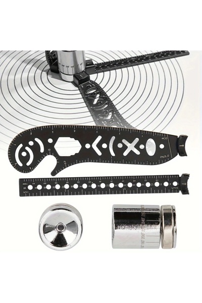 Sanathobi Set of Compasses, Geometry, Graphic Drawing, Engineering, Architectural Drawing Set, Gilding, Miniature-Boxed