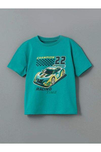 LC Waikiki LCW Kids Tricou cu imprimeu pentru băieți, pachet de 2 (S5)