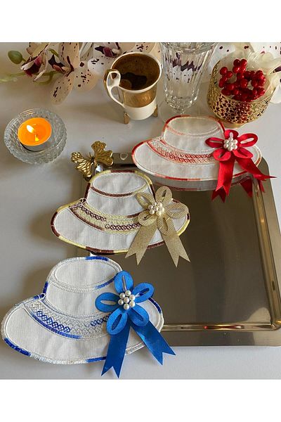 Lady Rio Coffee Napkin,Cocktail Napkin,Presentation Napkin,Coffee Presentation Napkin, Party Napkin