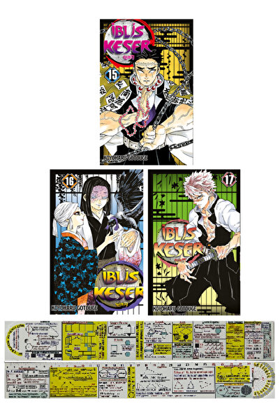 Gerekli Şeyler Yayıncılık İblis Keser 15-16-17. Ciltler Manga Seti + Mat. Öğr...