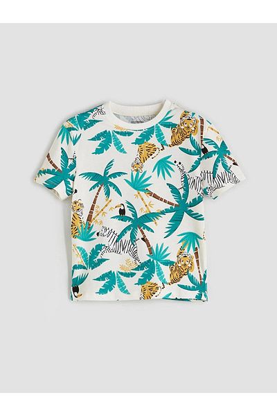 LC Waikiki LCW Kids Tricou cu imprimeu pentru băieți, pachet de 2 (S5)