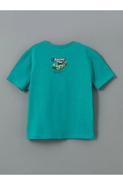 LC Waikiki LCW Kids Bisiklet Yaka Baskılı Erkek Çocuk Tişört 2'li (S5)