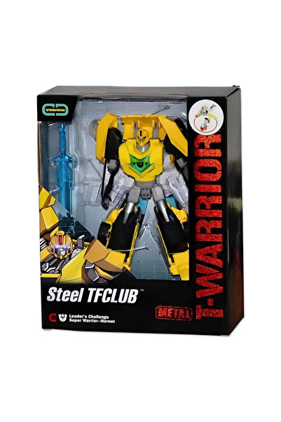 Gülce Design لعبة روبوت معدني متحول للفتيات والأولاد باللون الأصفر، ألعاب تعل...