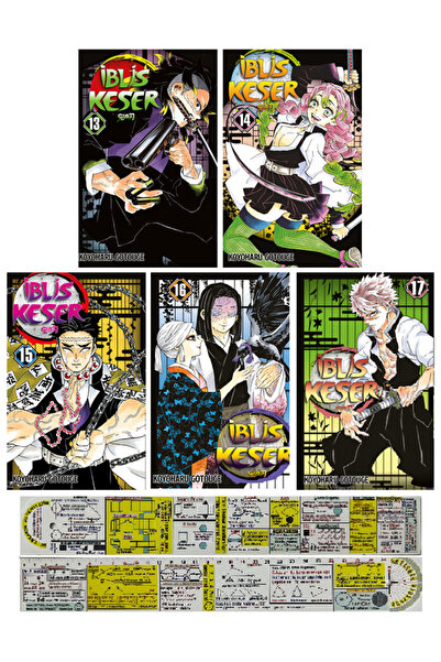 Gerekli Şeyler Yayıncılık İblis Keser 13-14-15-16-17. Ciltler Manga Seti + Ma...
