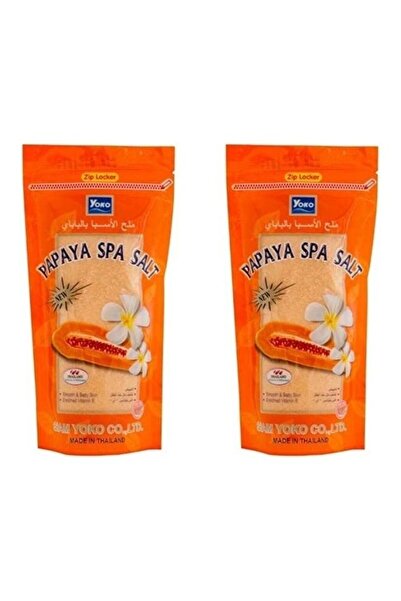 YOKO مجموعة مقشر الجسم بملح البابايا - قطعتين - 300 جرام