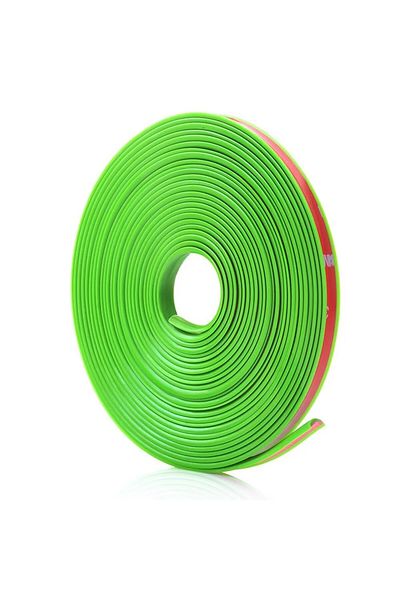 JollyMag Inele de protectie si decor jante, adezive, din plastic flexibil - VERDE