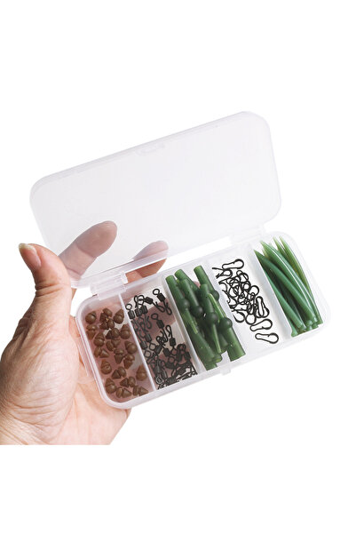 FishEdge Set de 100 de accesorii pentru monturi de elicopter pentru crap, Fis...