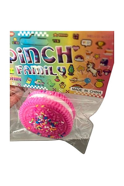 Oreo Squishy Toy Soft, Anti-Stress, Pink